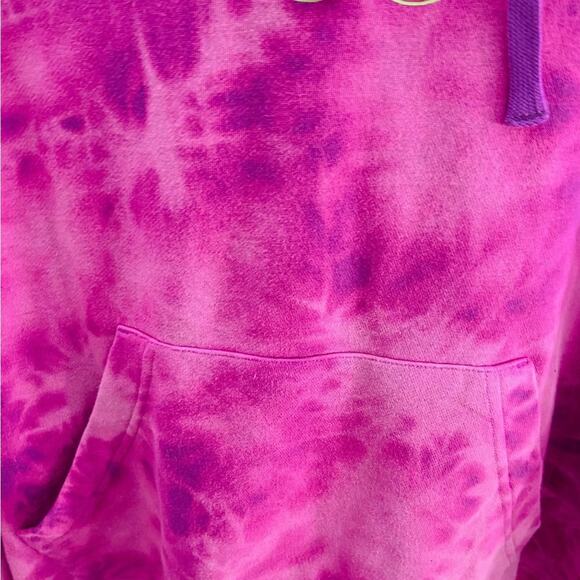 NWOT Neff No Bad Vibes Pink Tie Dye Hoodie - Picture 4 of 8